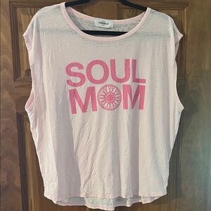 SoulCycle Light Pink Muscle Tee